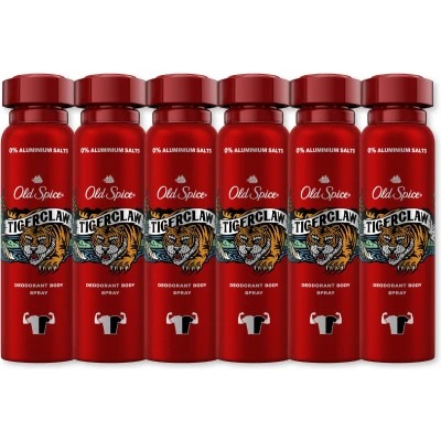 Afbeelding van 6x Old Spice Deodorant Spray Tigerclaw 150ml