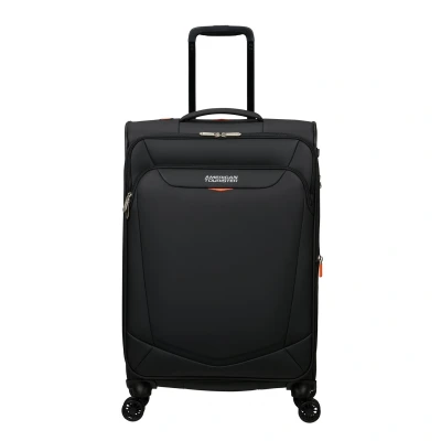 Afbeelding van American Tourister Summerride Spinner M Exp TSA black Zachte koffer