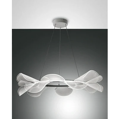 Afbeelding van Fabas Luce LED hanglamp Sylvie, rond, Ø 72 cm