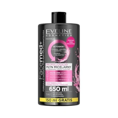 Afbeelding van Eveline Cosmetics Liquide Micellaire Professionnel Facemed 650 ml