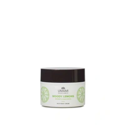 Afbeelding van UMAMI woody lemons rich body cream 250ml