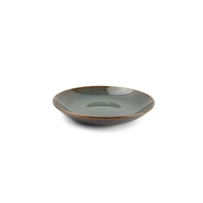 Afbeelding van BonBistro Diep bord 26xH45cm groen Cirro (Set van 3)