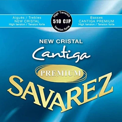 Afbeelding van Savarez snaren voor klassieke gitaar New Cristal Cantiga Premium set 510Crp High Tension.