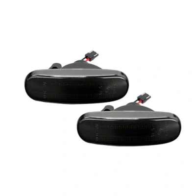 Afbeelding van Set LED Zijknipperlichten compatibel met Abarth/Fiat diverse modellen Rookgrijs incl. Dynamic Running Light