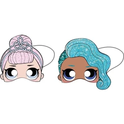Afbeelding van Maskers LOL Surprise Glitterati 6 stuks