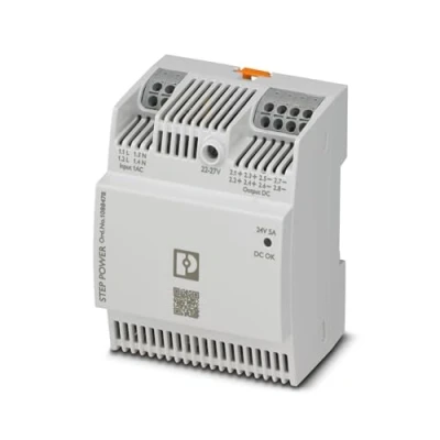 Afbeelding van Phoenix Contact STEP3 PS/1AC/24DC/5/PT DIN rail netvoeding 24 V/DC 5 A 120 W Aantal uitgangen: 1 x Inhoud: stuk(s)