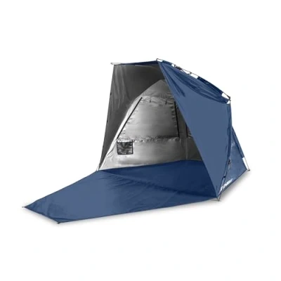 Afbeelding van Sport Brella Suncave: veelzijdige schuilplaats voor zon, wind en regen eenvoudige installatie, draagbaar ontwerp, vloerverlenging zitplaatsen of privacy ideaal strand, buitengebruik,