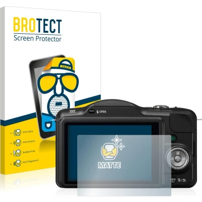 Afbeelding van BROTECT Screenprotector voor Panasonic Lumix DMC GF3 Folie Beschermfolie matte (2 Stuks)