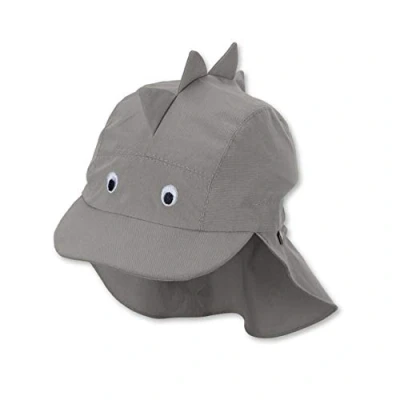 Afbeelding van Sterntaler Peaked cap met nekbescherming rookgrijs