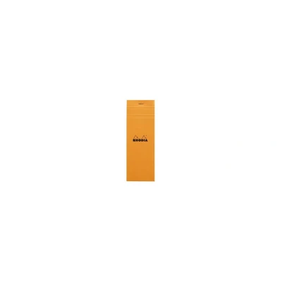 Afbeelding van Rhodia Pad 3x8.25 Orange: White Graph Grid Sheets