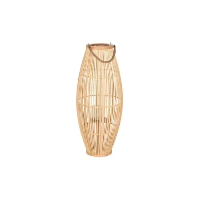 Afbeelding van Kaarshouder Home ESPRIT Natuurlijk Lichtbruin Bamboe 35 x 85 cm