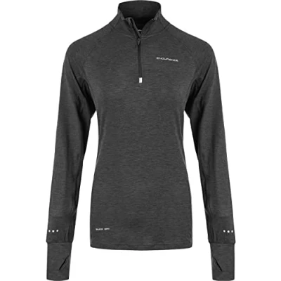 Afbeelding van Endurance Funktions Canna V2 Performance Longsleeve, Dames, Maat: 48, 1111 black melange