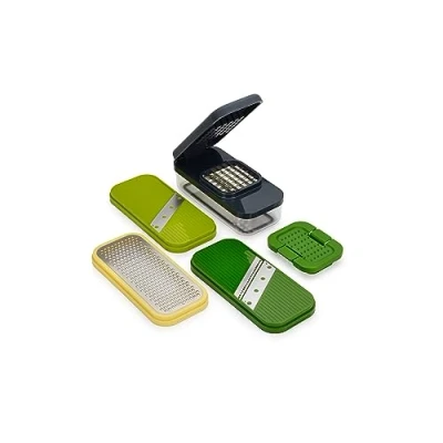 Afbeelding van Joseph Multi Prep Compact Mandoline met Opvangbak 6 Delig Polypropyleen Multicolor