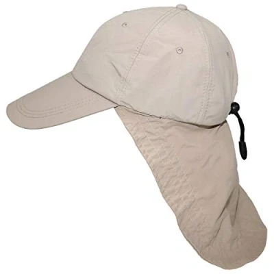 Afbeelding van MFH 10424F Cappellino Sahara con protezione collo lungo (Khaki)