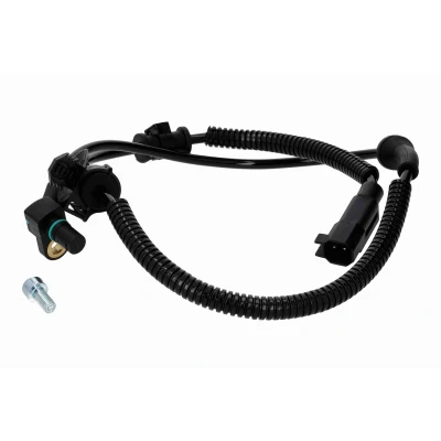 Afbeelding van VEMO V33 72 0211 ABS Sensor Vooras Met kabel 2 polig Hoekig DODGE: Ram 1500 Extended Crew Cab Pick up 3.7, 4.7, 5.7 4WD, 2006 2008