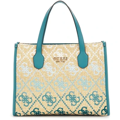 Afbeelding van Guess Silvana Handtas, Dames, Maat: One Size, Teal
