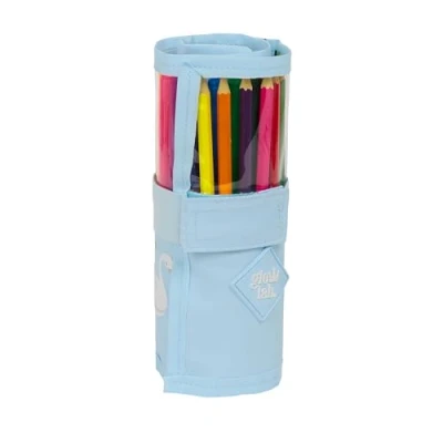 Afbeelding van Pennenzak Glow Lab Cisnes Furling Blauw 7 x 20 cm (27 Onderdelen)