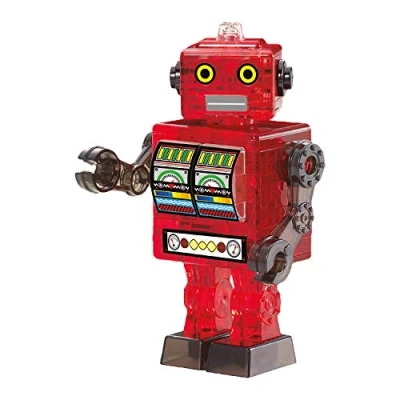 Afbeelding van Robot czerwony Crystal Puzzle 3D