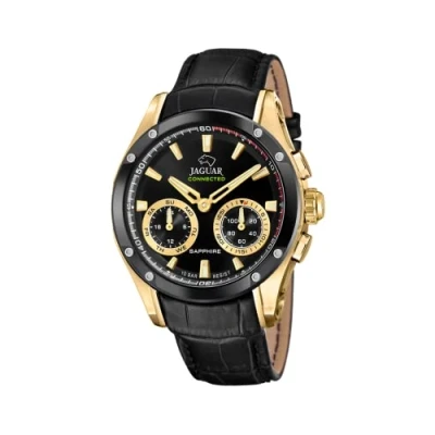 Afbeelding van Jaguar Chronograaf Connected, J962/2 ook ideaal als cadeau (set, 3 delig, Met wisselband en gereedschap)