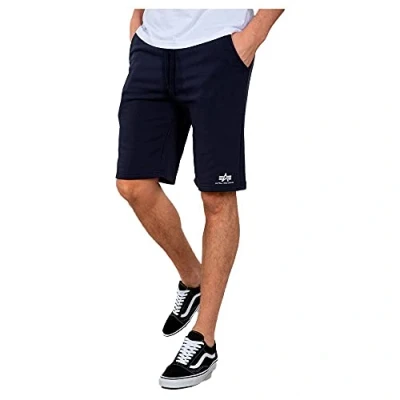 Afbeelding van Alpha Industries Basic SL Trainingsbroek, Heren, Maat: Medium, Blue