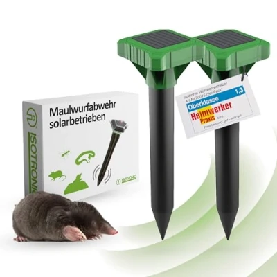 Afbeelding van Isotronic Multifunctionele verjager op Zonne energie 2 stuks verpakking