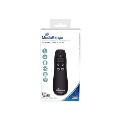 Afbeelding van MediaRange MROS220 Draadloze presenter RF Zwart