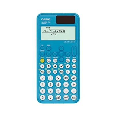 Afbeelding van Rekenmachine Casio Blauw Plastic