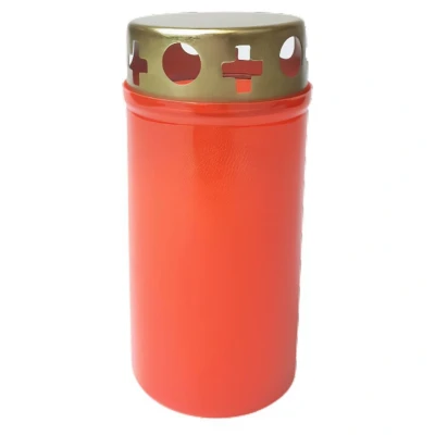 Afbeelding van Spaas Graflicht + Deksel Branders Ø60x100 mm Rood per stuk ± 3 Dgn