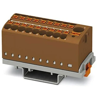 Afbeelding van Phoenix Contact PTFIX 6/18X2,5 NS35 BN 3273120 Verdeelblok 0.14 mm² 2.50 Bruin 8 stuk(s)