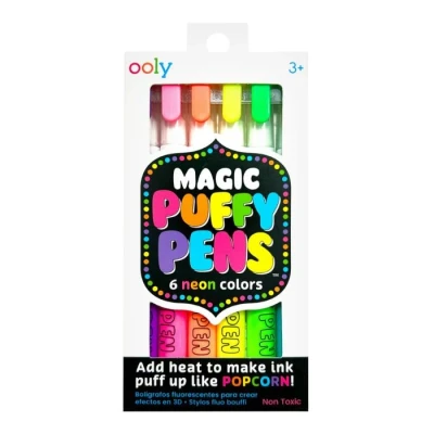 Afbeelding van OOLY Magic Neon Puffy Pens