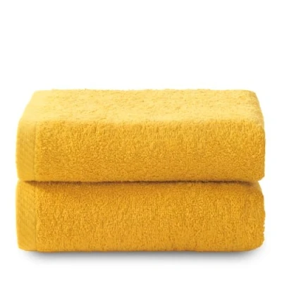 Afbeelding van Top Towel Plus Grote badhanddoeken, 2 handdoeken of washandjes, 50 x 100 cm, 100% katoen, goud