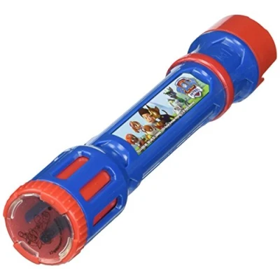 Afbeelding van Joy Toy Paw Patrol 40315 figuren en personages zaklamp met 6 verwisselbare lenzen voor projecteren, in blisterverpakking, 5,2 x 1,4 9 cm