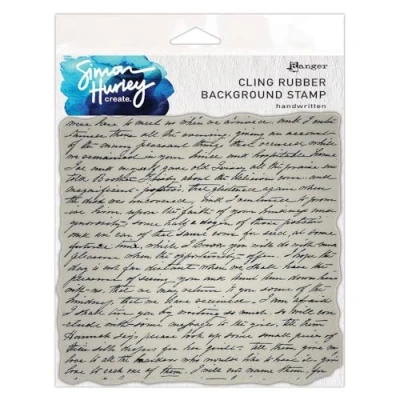 Afbeelding van Ranger SH Clearstamps 6 x handwritten HUR85584 Simon Hurley (02 24)