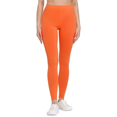 Afbeelding van Bellivalini BLV BLV50 147 LE Dames Leggings Sport Vrijetijdsbroek Lang Viscose Sporbroek Yogabroek Oranje XXL