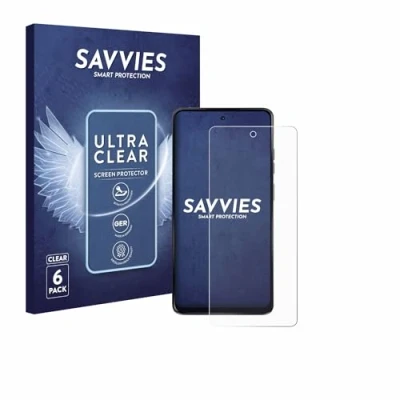 Afbeelding van Savvies Screenprotector voor Motorola Moto G24 Folie Beschermfolie transparant (6 Stuks)