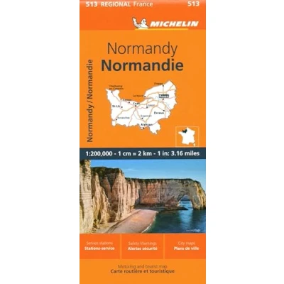 Afbeelding van Normandy Michelin Regional Map 513
