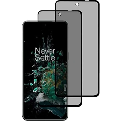 Afbeelding van 2 Pack Anti Spy Screen Protector for OnePlus 10T Full Privacy Protector, 3D Tempered Glass Film, 9H Hardness Peeping Coverage Scratch