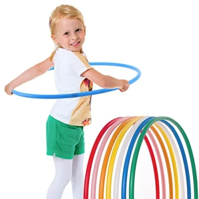 Afbeelding van HOOPOMANIA Kids Hoelahoep effen [Ø70cm blauw] voor kinderen vanaf 6 jaar