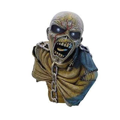 Afbeelding van Nemesis Now Officieel gelicenseerd Iron Maiden Piece of Mind Bust, Geel, 25cm