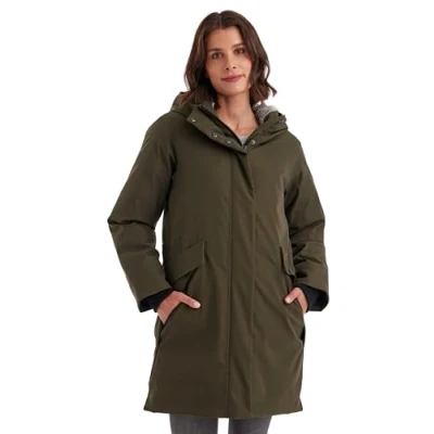Afbeelding van G.I.G.A. DX by killtec dames Functionele parka/parka waterproof met capuchon GW 12 WMN PRK, dunkeloliv, 40, 43355 000