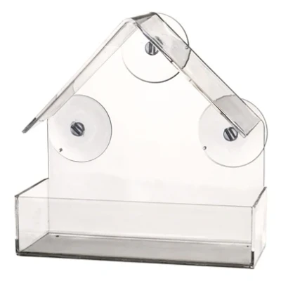 Afbeelding van Trixie Raamvoederhuis Transparant 15X6X15 CM 225 ML