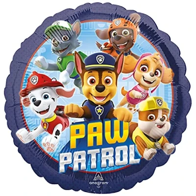 Afbeelding van Amscan Paw Patrol Folie ballon Group 43cm Leeg.
