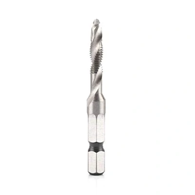 Afbeelding van Hex Tap M5 HSS Drill Bit 1/4&quot; Shank &amp; Taper Bits Elektrisch Gereedschapsonderdeel Combinatie Boor en Tapbit voor Boren, Tappen, Snijden op Zacht Metaal, Aluminium Plaat, Ijzer