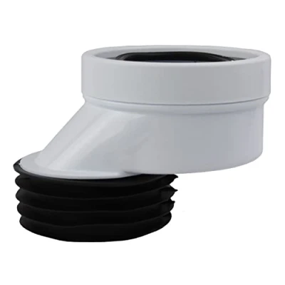 Afbeelding van WC aansluitingsaansluiting aansluiting toilet pijp afvoer recht verschuiving 60 mm