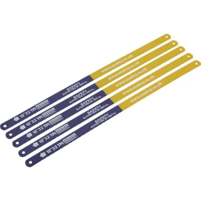 Afbeelding van Sealey Metaalzaagblad, 300mm, HSS Bi Metaal 32tpi Pack van 5 HSB0532