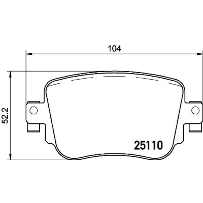 Afbeelding van Brembo Remblokset P 85 135X