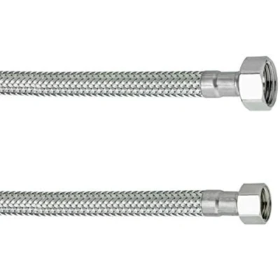 Afbeelding van Cornat Flexibele verbindingsslang 300 mm lengte 1/2 inch IG, 3/8 IG hoogwaardige roestvrijstalen omvlechting/aansluitslang voor kraan/armatuurslang/flexibele slang / T317327270