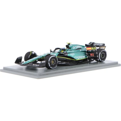 Afbeelding van Aston Martin AMR23 Spark Modelauto 1:43 2023 Fernando Alonso Aramco Cognizant Formula