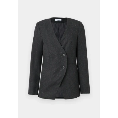 Afbeelding van Object Objbea Blazer, Dames, Maat: 38, Dark grey melange