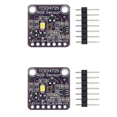 Afbeelding van Fasizi 2 stks TCS34725 RGB Licht Kleur Sensor Herkenning Module voor Arduino